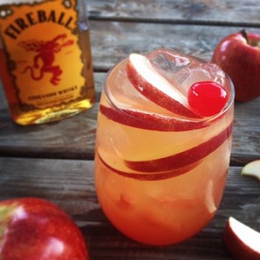 What's Cooking America's Fireball Cider Bomb Cocktail