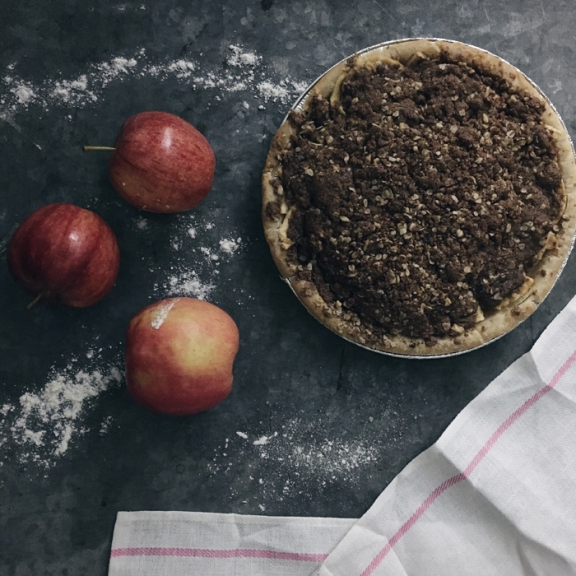 Wholly Wholesome Apple Crisp Pie