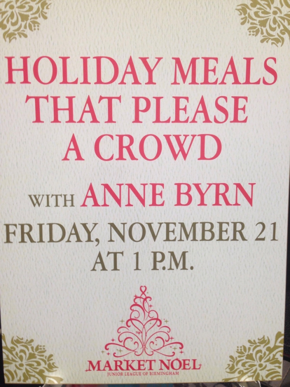 Holiday meals. Anne Byrn saves the day.