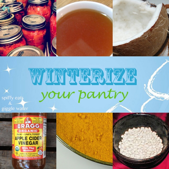 winterize your pantry